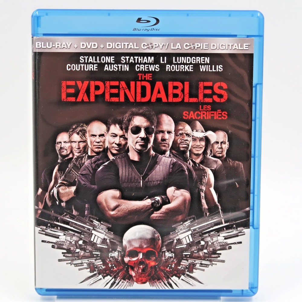 The Expendables‎ [Blu-ray + DVD + Digital Copy] Stallone Statham Li Lundgren